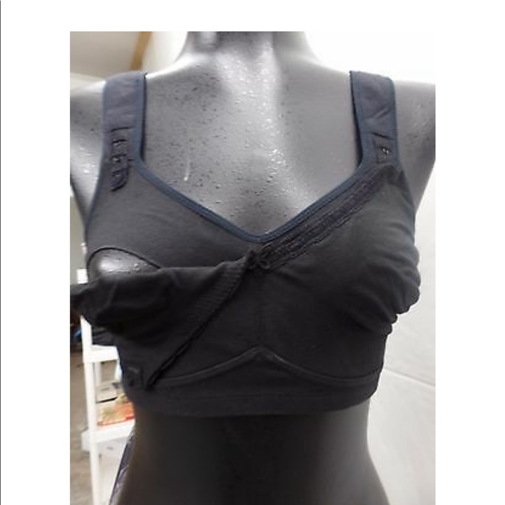 2  Nursing Bras. 1 white and 1 black. Size 32H